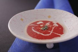 長野県産トマトを使ったスープ