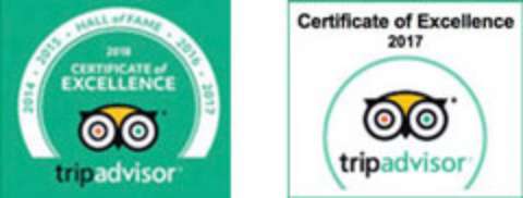 Tripadvisor Certificate of Excellence