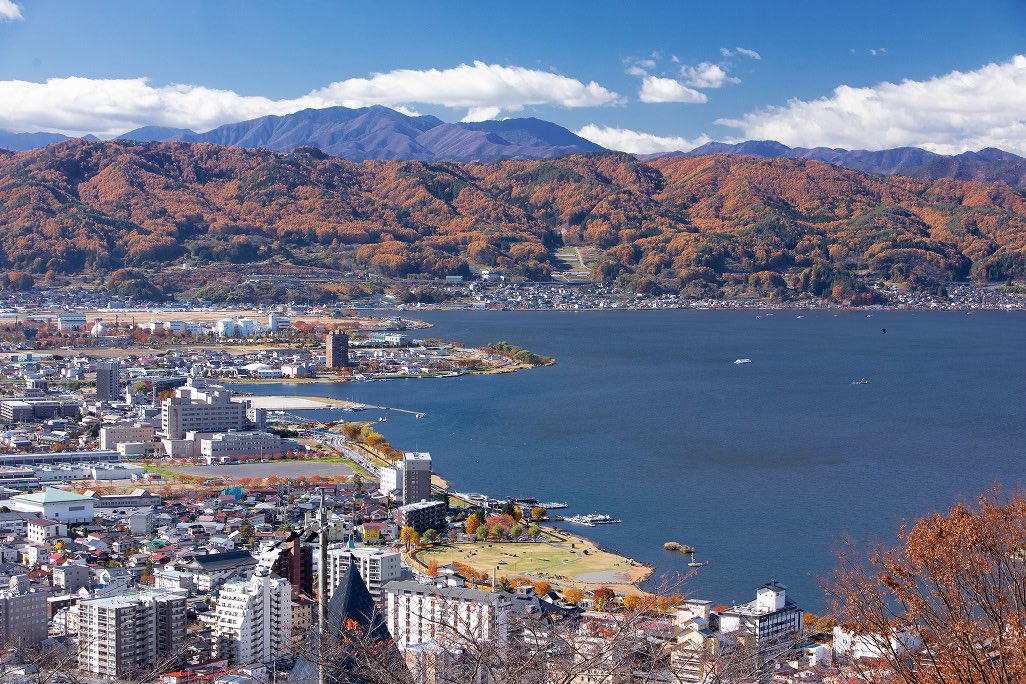 画像 諏訪湖の秋